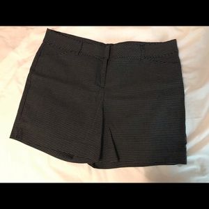 Black polka dot shorts